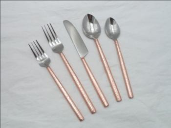 Two Tone Hammered Cutlery Set — Cutlery