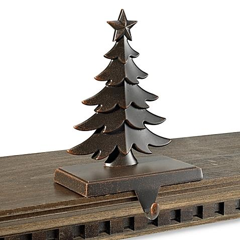 Christmas Metal Stocking Holder And Wreath Hangers — Seasonal & Christmas